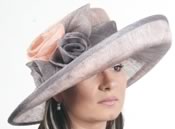 Kangol, Fl�chet, chapeaux et casquettes, mod�le   Grand chapeau sinamay bicolore