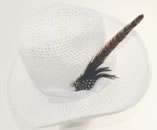 Kangol, Fléchet, hats et caps, model   Poly cowboy hat with feather