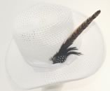 Kangol, Fl�chet, chapeaux et casquettes, mod�le   Cowboy poly avec plume