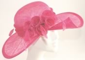 Kangol, Fl�chet, chapeaux et casquettes, mod�le   Chapeau sinamay avec fleurs