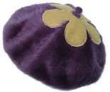 Kangol, Fl�chet, chapeaux et casquettes, mod�le   B�ret angora fleur