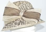 Kangol, Fl�chet, chapeaux et casquettes, mod�le   Cloche sinamay leopard