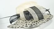 Kangol, Fl�chet, chapeaux et casquettes, mod�le   Chapeau sinamay bicolore