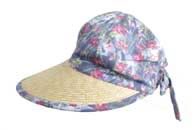 Kangol, Fléchet, hats et caps, model   Cotton cap with straw visor
