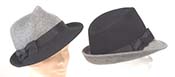Kangol, Fléchet, chapeaux et casquettes, modèle   Petit monsieur feutre bicolore