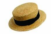 Kangol, Fl�chet, chapeaux et casquettes, mod�le   Canotier paille double cannelure