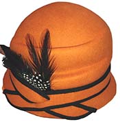 Kangol, Fléchet, chapeaux et casquettes, modèle   Cloche feutre bordée