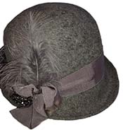 Kangol, Fléchet, chapeaux et casquettes, modèle   Cloche feutre broche