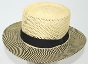 Kangol, Fl�chet, chapeaux et casquettes, mod�le   Panama/paille bicolore