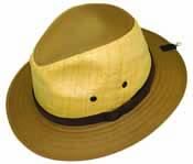 Kangol, Fl�chet, chapeaux et casquettes, mod�le   Chapeau bord baiss� paille/coton canvas