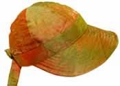 Kangol, Fl�chet, chapeaux et casquettes, mod�le   Casquette/visi�re lin marbr�